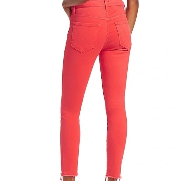 Free People Mother Denim High Waisted Rascal Ankle Fray in Chalk It Up size  30 - Picture 5 of 8